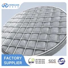 Wire Mesh Demister Comprised of Layers of Knitted Mesh Metal Stainless Steel - Pingxiang Rongjian Environmental Protection Chemical Packing Co., Ltd