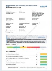 BSCI certificate certificate from Guangzhou Victory Leather Factory