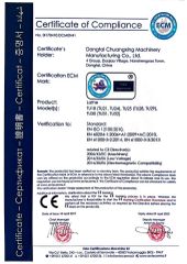 CE certification certificate from Shanghai Bison-Sharp Machinery Co., Ltd