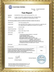 Test Report certificate from Guangzhou Color Card Technology Co., Ltd