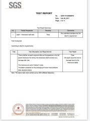 SGS certificate from QINGDAO WISE SECURITY TECHNOLOGY CO., LTD.