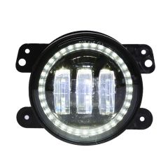 4 Inch LED Fog Lights W/White DRL LED and Amber Turn Signals LED Headlight for Jeep Wrangler - Image 4