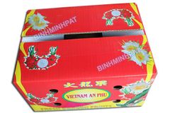 Packaging Corrugated Carton Box for Fresh Dragon Fruit Printed and Wax-dipped Custom - Image 3