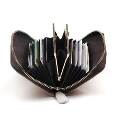 High Quality Popular Pink Color Women Coin Purse Card Holders Zipper Wallet - Image 4
