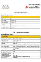 SGS certificate from Weifang Yaohui Culture Media Technology Co., Ltd