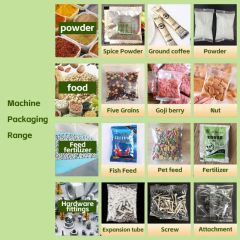 1 100g Back Seal Solid Drink Matcha Powder Dried Fruit Raisin Rose Tea Filling and Sealing Packing Machine - Image 5