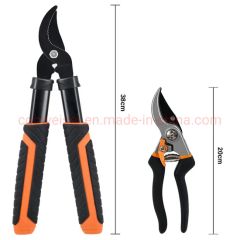 2PCS Pruning Shear Gardening Hand Bypass Secateurs Lopper Shear Set - Image 6