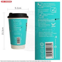 Aik Cheong Instant Coffee Cappuccino with Chocolate Topping Premix Drink (Its More Than Just) Malaysia (Grab & Go Cup) - Image 3