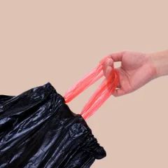 Trash Drawstring Compostable Plastic Garbage Bag with Household - Image 2