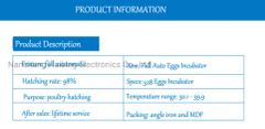 Automatic Goose Quail Duck Chicken Eggs Incubator Egg Hatching Machine - Image 6