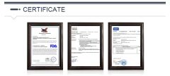 Certificates certificate from JINAN ROYALTOP IMP&EXP CO., LTD.