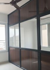 Aluminum Glass Sheet  Partition Usage Office Infill Material Glass Glass Type Reflective Door Type Hinged / Swing Frame Finish Powder - Image 2