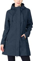 2023 New Arrival Womens Soft Shell Waterproof Long Jacket Wind for Winter - Image 4