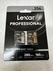 Lexar Professional Silver Pro SDXC 256GB - 2 Pack - New Sealed - Image 1