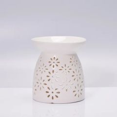 Little Flower Pattern Incense Smoke Furnace Aromatherapy Oil Diffuser for Home Scents - Image 2