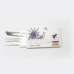 11 PCS Supplies 1 Transparent Lock Professional Practice Locksmith Lock Pick Set - Image 5
