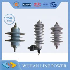 10kv 17kv Silicone Rubber Zinc Oxide Surge Protection Lighting Arrester - Wuhan Line Power Transmission Equipment Co., Ltd.