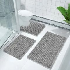 Extra Soft Non Slip Absorbent Water Bath Rug Bathroom Rug Mat - Image 1