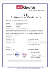 CE Certificate certificate from Alltion (Wuzhou) Co., Ltd.