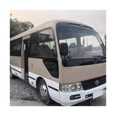 Toyota Coaster vehicle for public transport and private hire services Toyota Coaster high roof bus for maximum passenger capacity Toyota Coaster minibus with manual and automatic transmission options Toyota Coaster reliable bus with low maintenance cost and durability - Image 5