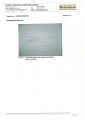 ZrO2 content test report of AR glassfiber roving 03 certificate from Shenzhen Xiangu High-Tech. Co., Ltd.