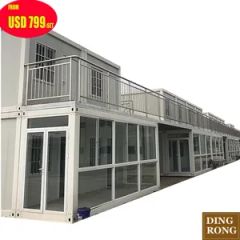 Prefabricated Portable Container House Manufacturers Modular Hotel Office - Image 2