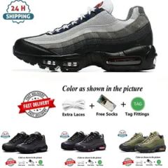 Free Shipping Mens 95 95s Neon Designer Running Shoes Classic Triple Black White Yellow Cool Grey Olive Midnight Navy Men Trainers Sports Sneakers Size 36-45 - Huzhou Fendi Trade Co., Ltd