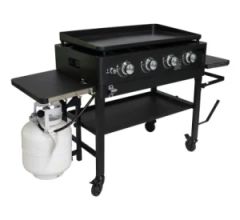 Outdoor 4 Burner BBQ Grill Household Flat Top Gas Plancha Griddle - Suzhou Rdit Commercial Co., Ltd.