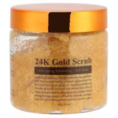Custom 24K Gold Collagen Hydrating Face Scrub & Exfoliating Body Scrub - Image 2