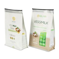 250 500 1000g Custom Stand-up Food Bags Resealable Zipper and Degassing Valve for Coffee Bean Nut Tea - Image 4