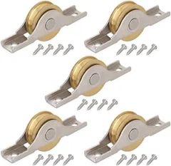 Steel Shell Copper Electroplating Single Wheels Sliding Wheel Door Window Sliding Roller - Image 5