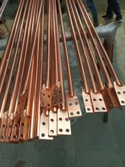 Copper Earthing Electrodes Electrode Length 3 m Copper Coating 100 µm Application Transformer Electrode Diameter 50 mm Conductor Material - Image 2