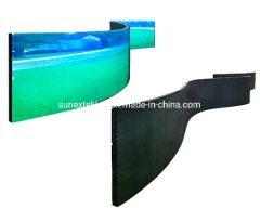 Factory Supply Soft Curve Curved Flexible Circle Round Wall Mounted Commercial Special Design Shape Light Weight P2 P2.5 P3 P4 P5 Video Wall LED Display Module - Shenzhen Sunex Technology Co., Limited