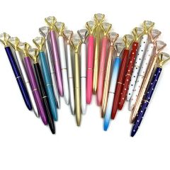 Crystal Diamond Metal Ballpoint Pens Origin China Trademark OEM Color Mutlicolor Open Style Twist Model NO. OFC104 Point Diameter - Image 2