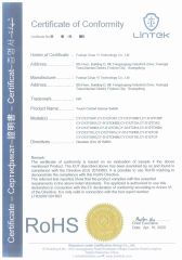 RoHS certificate from Qingdao Liwo Home Co., Ltd.