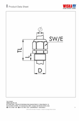 White PVC WISKA SKV 7 LG, Thread Model: PG 16, IP33 IP Rating IP33 Gland Type Pg 7 Head Shape Round Thread Model PG 16 Packaging Type - Image 4