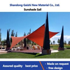 HDPE Net Triangle Rectangle Sunshade Sails for Garden Courtyard Shed Roofing - Image 4