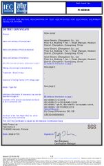 CB certificate from Islow Electric (Zhongshan) Co., Ltd