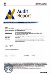 Audit report certificate from Anping County Nuoxi Wire Mesh Products Co., Ltd.