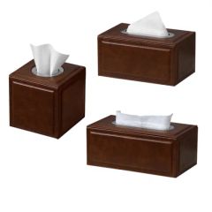 Factory Price Wholesale Custom Logo Crocodile Leather Texture Tissue Boxes - Image 1