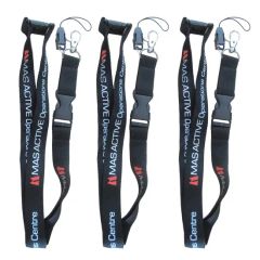 Manufacturer Custom Logo Personalized Neck Strap Keychain Nylon Lanyards with Logo Custom Polyester Lanyard - Image 2