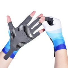 Fingerless Elastic Non-Slip Fishing Gloves for Kayaking Paddling Canoeing Rowing - Image 2