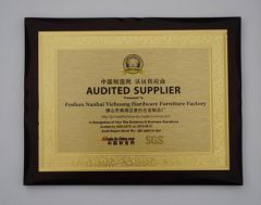 SGS is valid from 2013-08-31 to 2014-08-30 certificate from Foshan Yichuang Furniture Co., Ltd.
