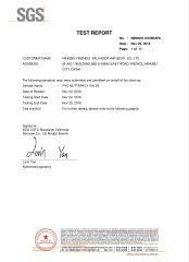 SGS certificate from Ningbo Salvador Piping System Co., Ltd.