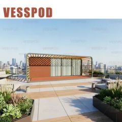 Construction Real Estate Mini Modular Homes Portable Togo Convenient Shop - Qingzhou Vessel Housing Technology Co., Ltd.