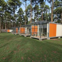 Custom Flat Pack Container Prefabricated Hotel Capsule Container Cabin Expandable Container House for Hotel - Orient Gs Housing International Engineering Co., Ltd.