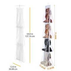 Wholesale Boot Storage Organizer with 12 Boot Shapers Sets 1-3PCS Origin China MOQ 1000 PCS Trademark OEM Folded Folded Shape - Image 5