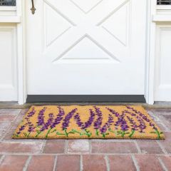 Garage Garden Flower Outdoor Welcome Entryway Front Door Spring Coir Door Mat - Image 4