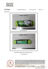 YOGA MAT SGS TESTING REPORT certificate from Nantong Gymrise Fitness Trade Co.,Ltd
