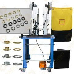 Automatic Electric Double-Head Eyelet Machine for Paper Bags Servo Core Motor Component Grommet Punching Machine - Image 6